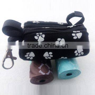 Custom Dog Poop Bag Holder Fabric Pet Waste Bag Dispenser photo-4