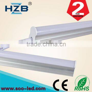 All in one 288mm 5w t5 lights led tube outdoor CE RoHS Tube Light zhongshan factory