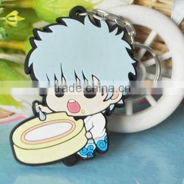 customized soft pvc rubber key chain