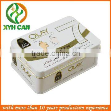 Alibaba hot saling handmade kraft soap tin box with triangle design