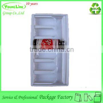 Retangle plastic 6 bottles medicine blister packaging