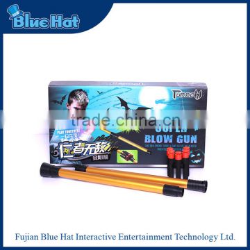 2016 High quality ABS toy air blow gun soft darts for kids