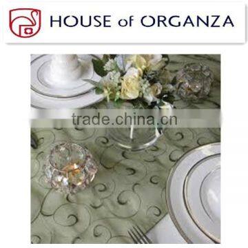 Beaded Decorative Tissue Shimmer Table Covers /cloth