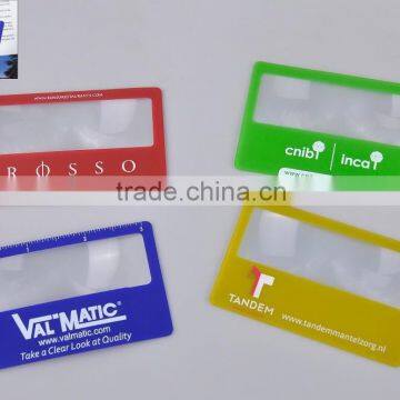 Plastic PVC Flexible Business Credit Card Magnifier Fresnel Lens Magnifier photo-2