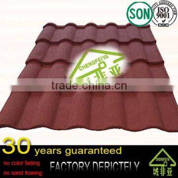 Roof Material CE / soncap Certificate shingle mixed color stone coated steel roof tile/Aluminium Zinc Sheet/Tile Roof