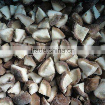 IQF frozen shiitake mushroom quarter