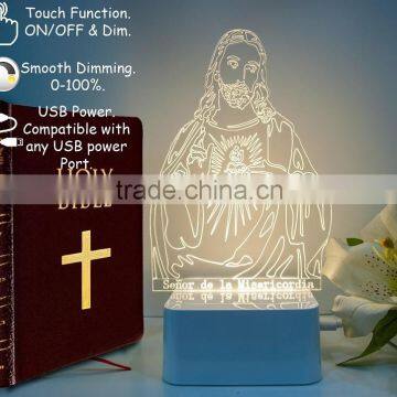 Jesus Christ 3D Led Night Light