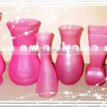 SPRAY GLASS FLOWER VASE