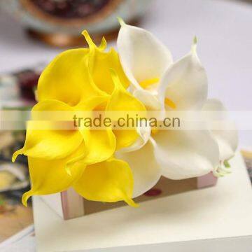 High quality PU material yellow Calla lily Bulbs