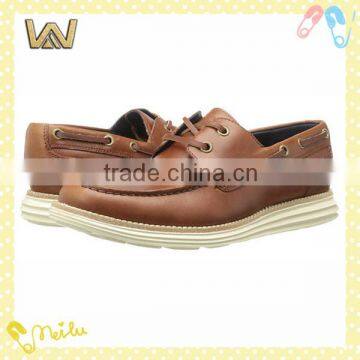Latest model China Mens leather boat shoes D34171