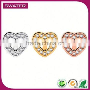 Hot Selling Products In China Rose Gold Heart Bracelet Charms