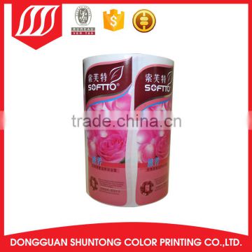 body wash shower gel packaging label