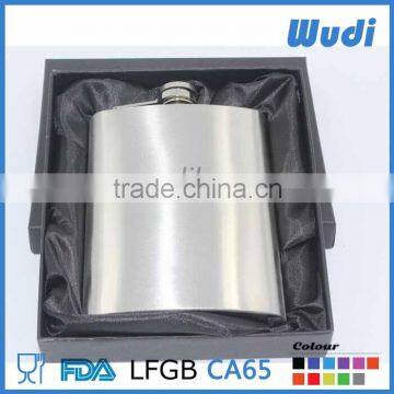 9oz stainless steel alcohol flask for wine HF009 with gift box packing                        
                                                Quality Choice