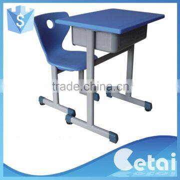 Plastic cheap elementary school desk with chairs