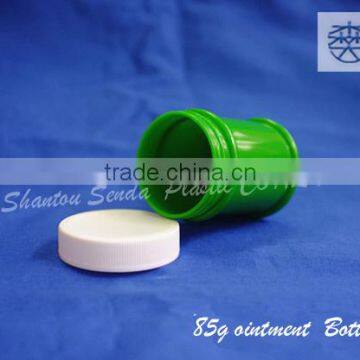 big size mentholatum bottle, 85g plastic jar ointment, big size plastic jar for ointment cream