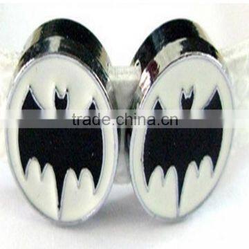 DIY Fashion 8mm Slide Charms Bat Shape Super Hero Cheap Beads Online Jewelry