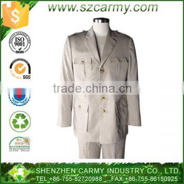 Beige Professional Mens Security Uniforms