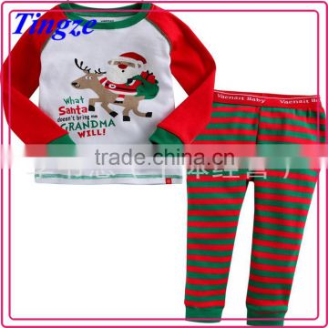 2015 wholesale new style kids christmas children funny pajamas