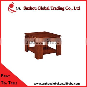 square elegant design wooden tea table design