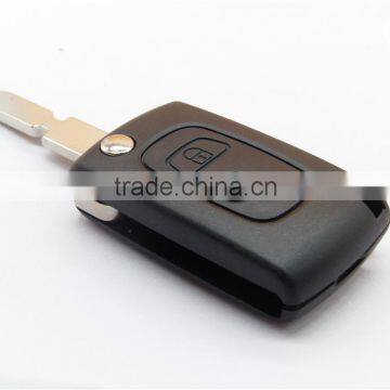 Fits Citroen C2 C3 C4 C5 Peugeot 106 307 406 2 Button Flip Remote Car Key FOB Case Cover Shell photo-5