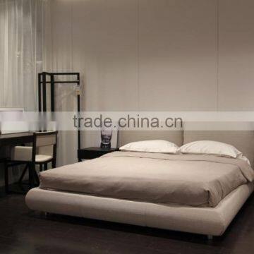 European style bedroom fabric bed (A-B42)