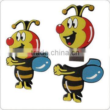 2014 new product wholesale bee shape usb flash drive free samples made in china