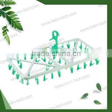 Folding Plastic Coat Hanger(42pegs)-HMT3090