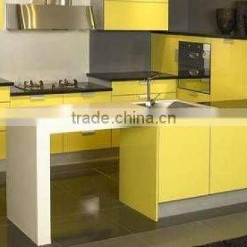 KC0829-5 light yellow lacquer kitchen cabinet