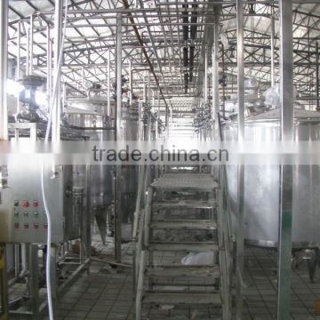 Fully automatic flavored yogurt processing line with cups,pouch and bottle package