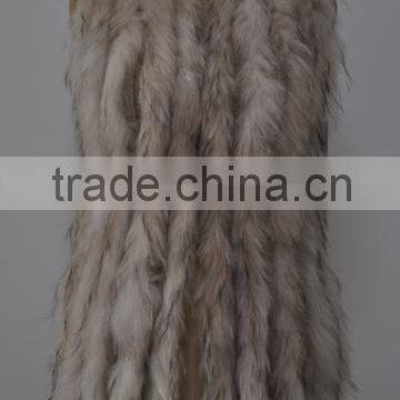 women fashion raccoon fur vest LK16F125