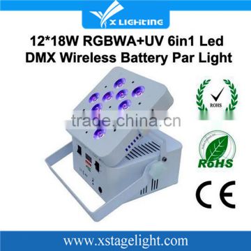 wireless battery powered led par light stage lighting