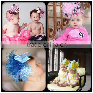 Wholesale Cheap hanmd crochet headband for baby knit hair band