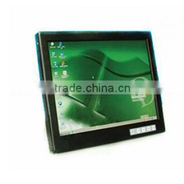 FULL IP65, 15'' waterproof touch monitor,1024*768,support VGA/AV signal input,9~30v wide voltage input