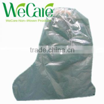 Disposable Polyethylene Clear Boot Cover with elastic