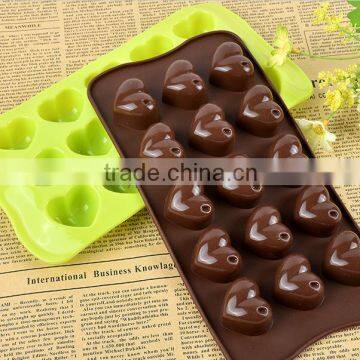 15 Cavity Heart Shape Silicone Cake Mould Chocolate Mould Soap mould For Barking Tools