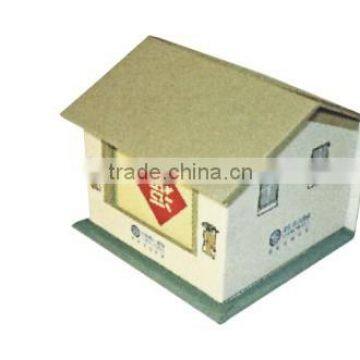 House shaped memo pad with box