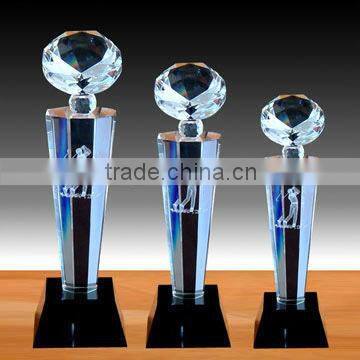 Hot Sale Crystal Glass Hand Trophy photo-2