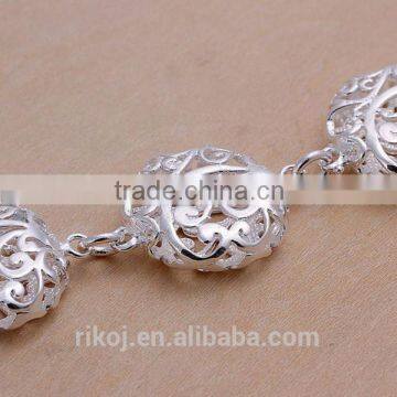 2015 Wholesale Exquisite 925 silver filigree bracelet