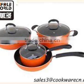 Aluminum nonstick Ceramic coating cheap cookware sets