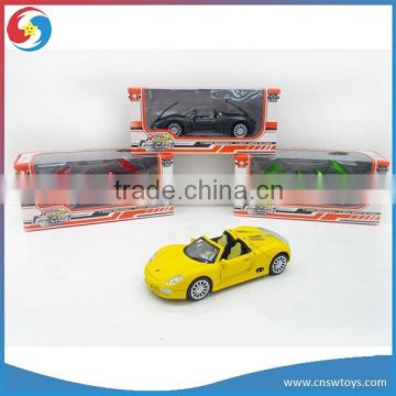 JS3901143 Autorized Famous Brand Metal IC Cars With Light Diecast Pull Back Car