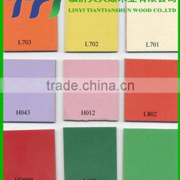 High quality laminated mdf board/melamine coated mdf board