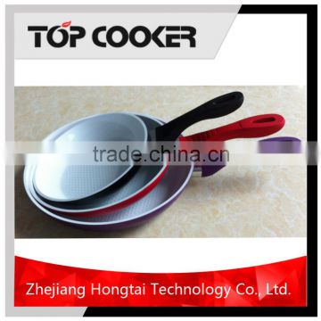 Forged aluminum ceramic coating induction pan