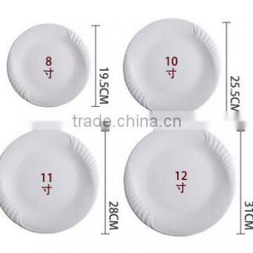 New Bone China Tableware Dinner White Round Plate and Dish for Wedding Restaurant photo-4