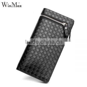 Business Wholesale Men Long Wallet Faux Leather Card Coin Hand Purse photo-3