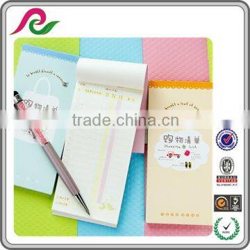 promotional item note pad with custom logo printing