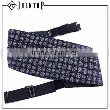 2016 promotional crazy selling designer silk cummerbund