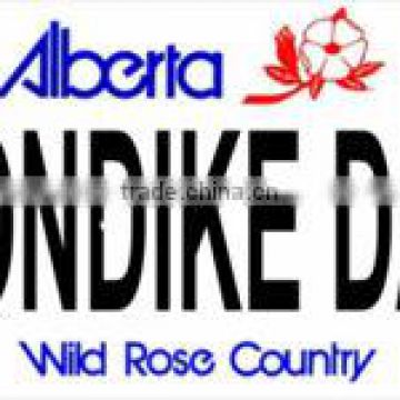 Alberta Klondike Days Photo License Plate