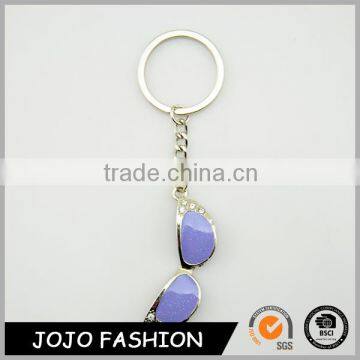 Hot sale Druzy Sunglasses Rhinestone Metal Keychain China