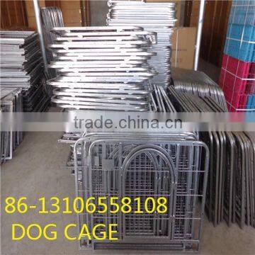 stainless folding with two doors dog crate cage house ( skype:yolandaking666)