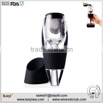 2015 Transparent Hot Sale Magic Wine Aerator For Bottle